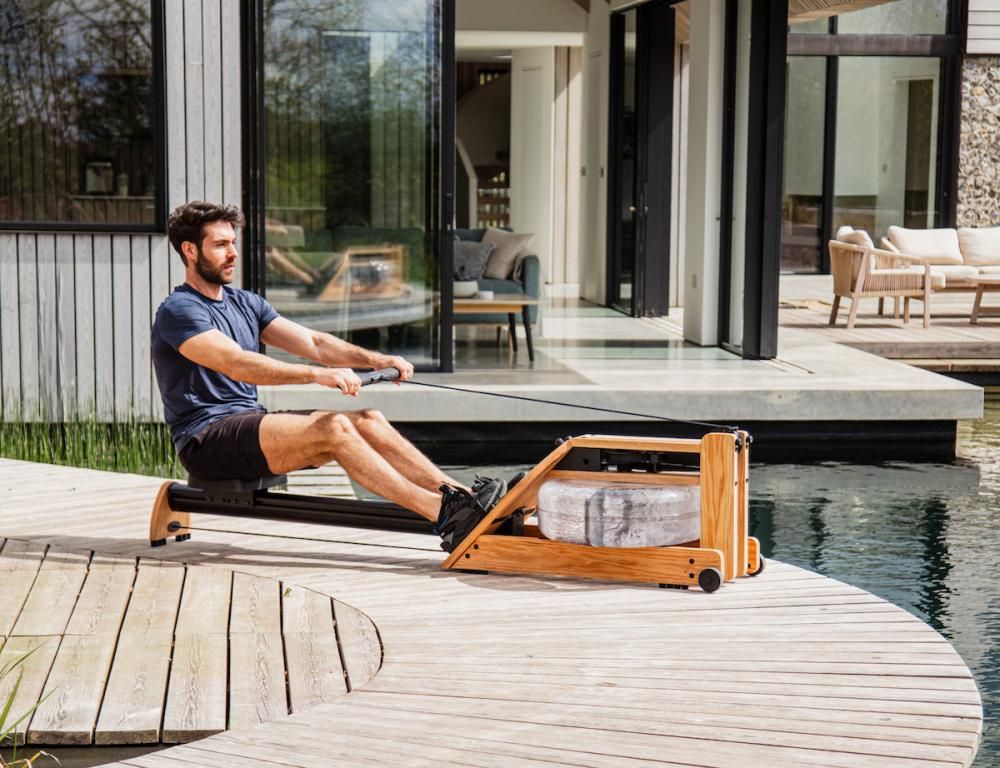 Low impact rowing