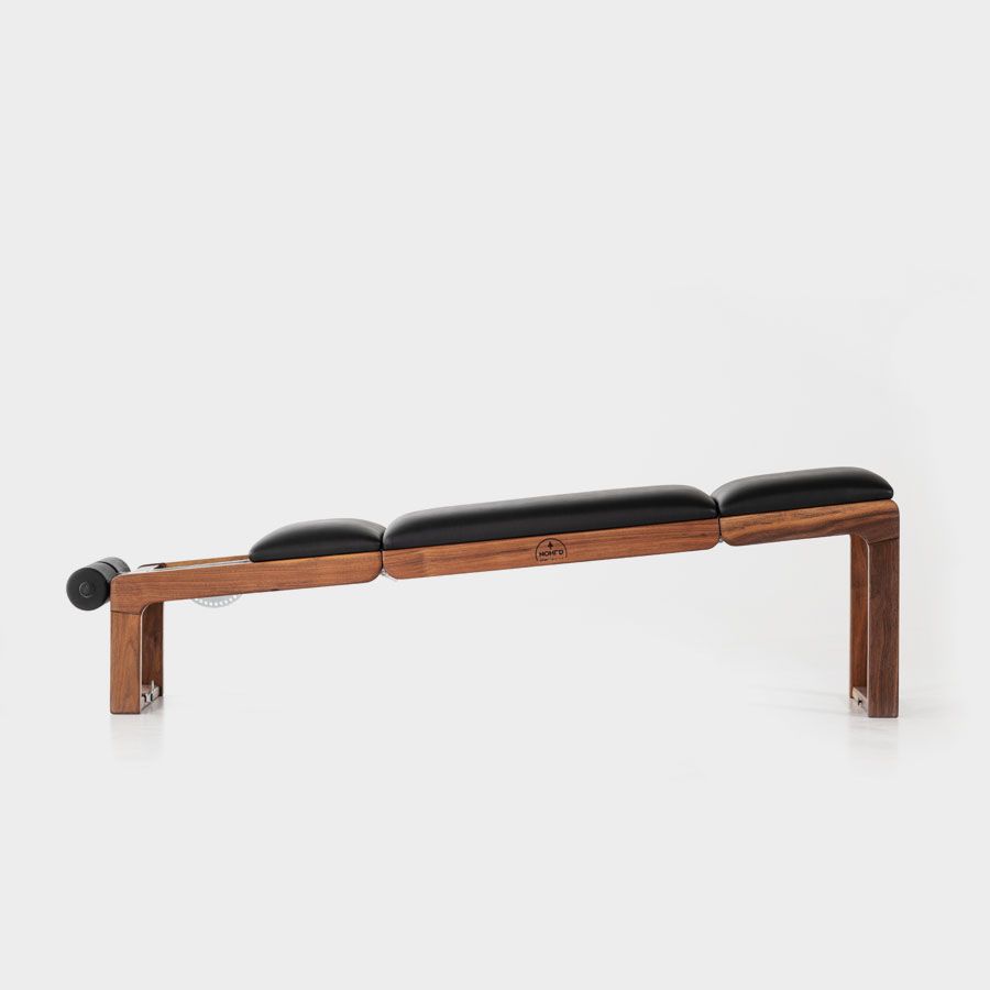 NOHRD TriaTrainer used as a workout bench