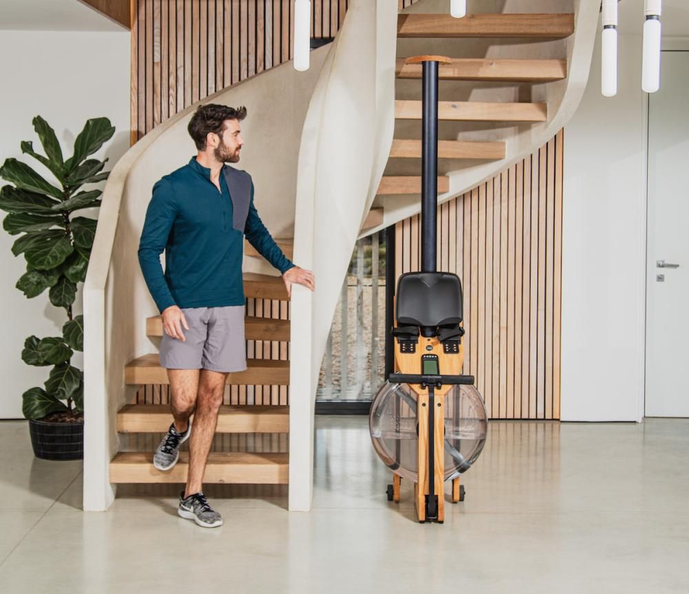 WaterRower Hybrid upright storage
