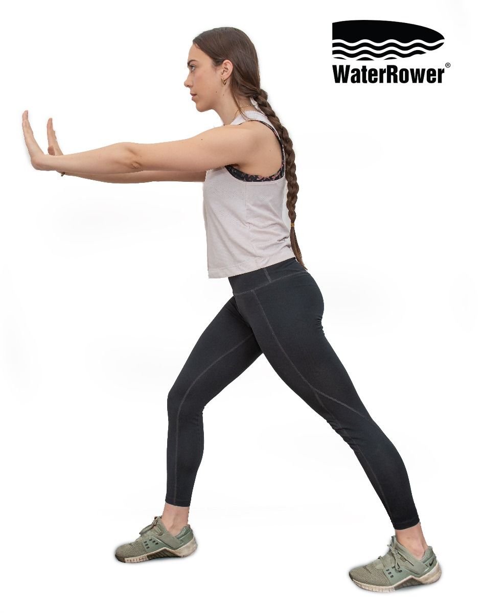 Stretch yourself before you wreck yourself WATERROWER NOHRD UK Rowing Machine
