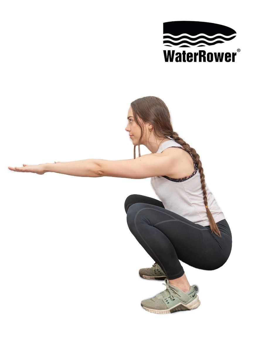 Stretch yourself before you wreck yourself WATERROWER NOHRD UK Rowing Machine