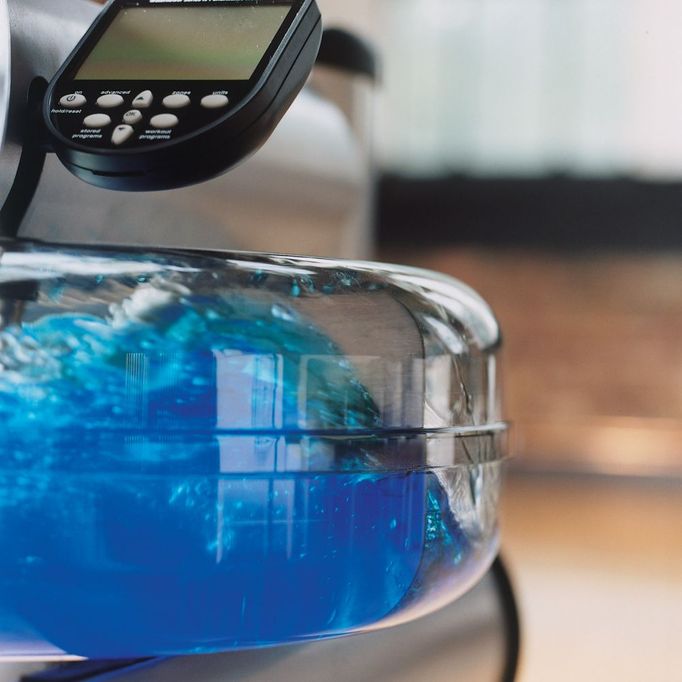 Waterrower blue dye outlet