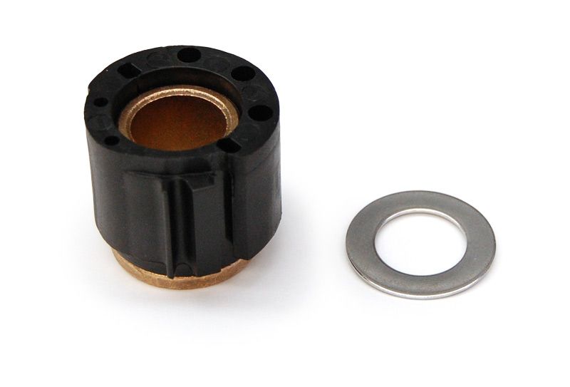 Rowing machine recoil spring outlet