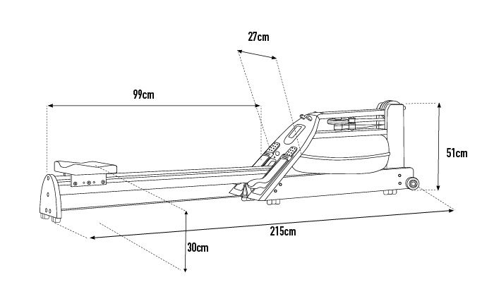 Waterrower a1 dimensions outlet