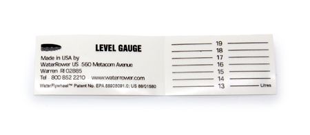 Waterrower water level outlet